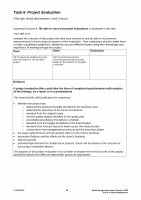 Page 16: Unit 8 Project management Model Assignment - ocr.org.uk · OCR Cambridge Technical model assignments are ... • If we have not specified a format for evidence learners are free to